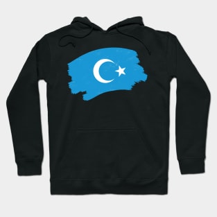 Free the Uyghurs - Save Uyghur Flag Hoodie